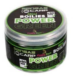 Sensas Crazy Bait Mini Boilies Power Green 80gr