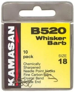 Kamasan B520 Whisker Barb Barbed - 10pcs Nr 12