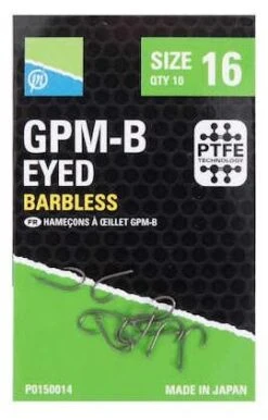 Preston Haak GPM-B Eyed Barbless Size 12