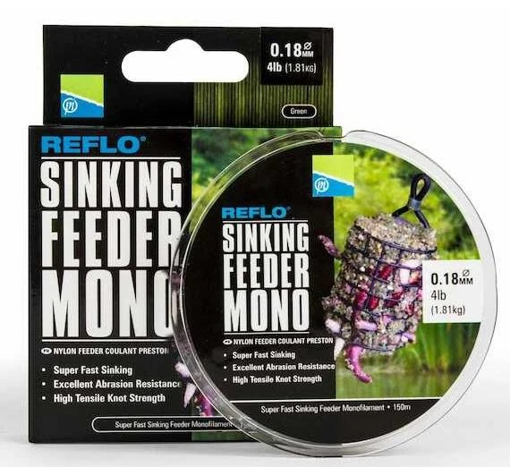 Preston Reflo Sinking Feeder Mono 0.23mm/6LB (2.72kg) 1 Preston Reflo Sinking Feeder Mono 0.23mm/6LB (2.72kg)
