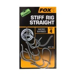 Fox Edges Stiff Rig Straight Micro Barbed 6