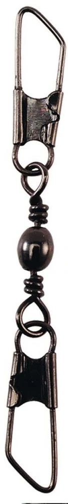 Spro Black Double Safety Snap Swivel #18